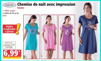 Norma Chemise de nuit avec impression offre