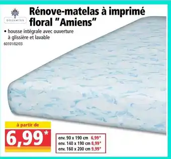 Rénove-matelas à Imprimé floral
