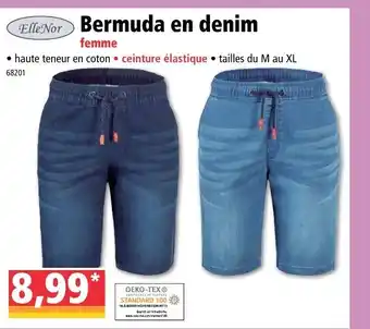Bermuda en denim