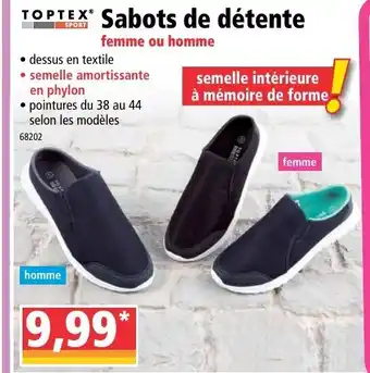 Norma Sabots de détente offre