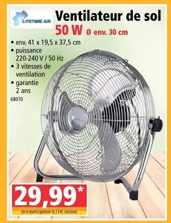 Norma Ventilateur de sol offre
