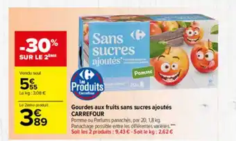 Carrefour Market Gourdes Aux Fruits Sans Sucres Ajoutés Carrefour offre