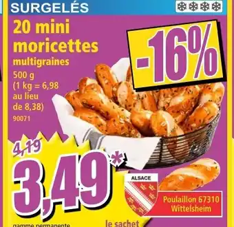 Norma 20 mini moricettes offre