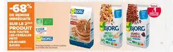 Carrefour Market Les Céréales Petit Déjeuner Bjorg offre