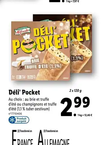 Lidl Deli pocket offre