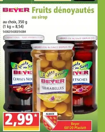 Norma Fruits dénoyautés offre
