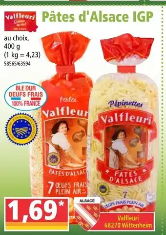 Norma Pâtes d'Alsace IGP offre