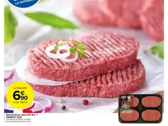 Carrefour Market Steak Haché Pur Bœuf 15% M.g. Tendre Et Plus offre
