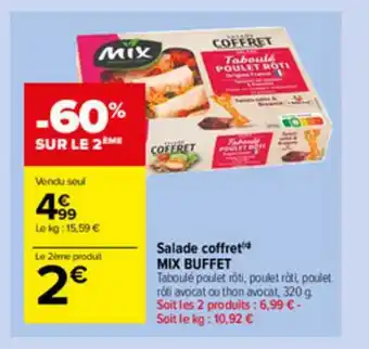 Carrefour Market Salade Coffret Mix Buffet offre