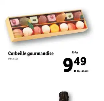 Corbeille gourmandise