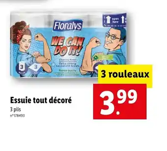 Lidl Essuie tout decore offre