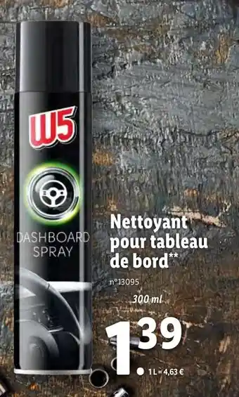 Lidl Nettoyant pour tableau de bord offre