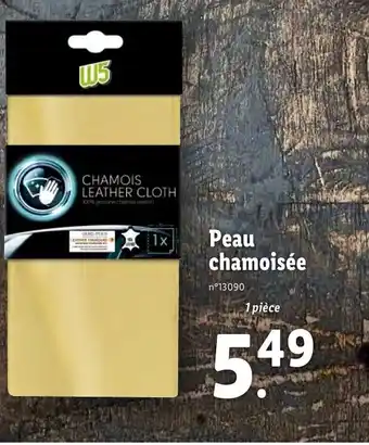 Lidl Peau chamoisée offre