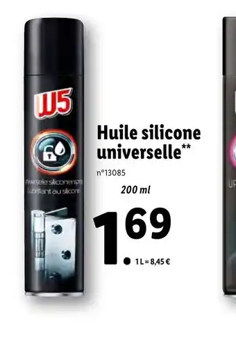 Lidl Huile silicone universelle offre