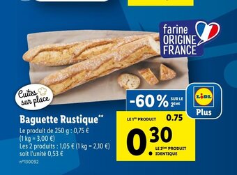 Baguette rustique