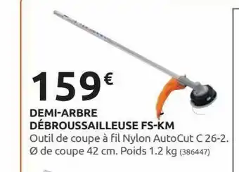 Rural Master Demi-arbre débroussailleuse fs-km offre
