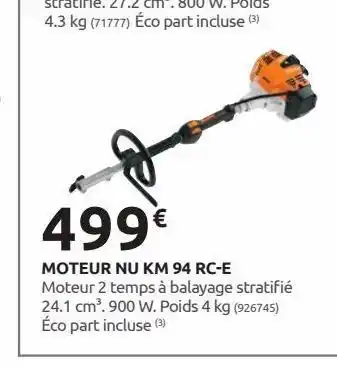 Rural Master Moteur nu km 94 rc-e offre