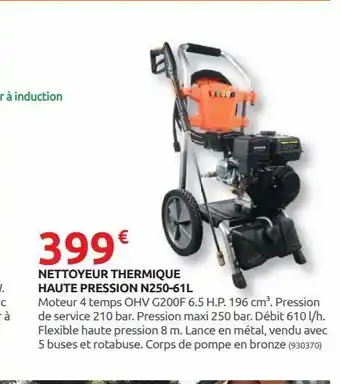 Rural Master Nettoyeur thermique haute pression n250-61l offre