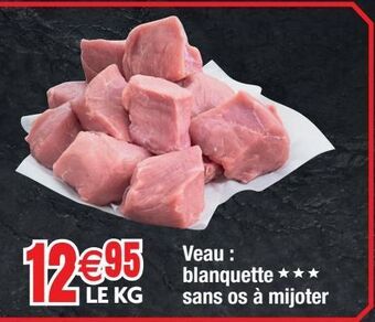 Veau: blanquette sans os à mijoter