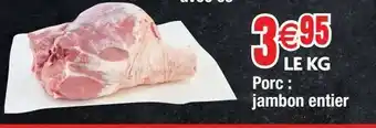 Migros Porc: jambon entier offre