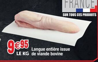 Migros Langue entière issue de viande bovine offre