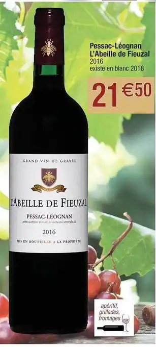 Pessac-léognan L'abeille De Fieuzal