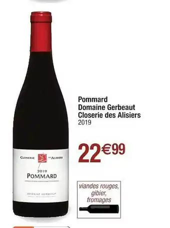 Cora x Carrefour Pommard Domaine Gerbeaut Closerie Des Alisiers offre