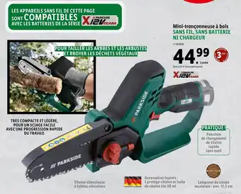 Lidl Mini-Tronconneuse A Bois offre