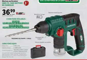 Lidl Marteau Perforateur Sans Fil, Sans Batterie Ni Chargeur offre