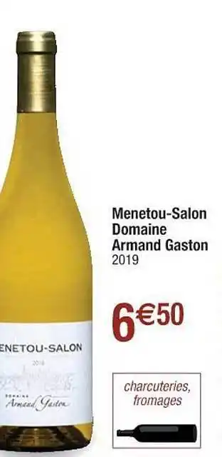 Cora x Carrefour Menetou-salon Domaine Armand Gaston offre