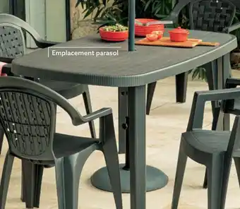 Gifi Table rectangulaire viva offre