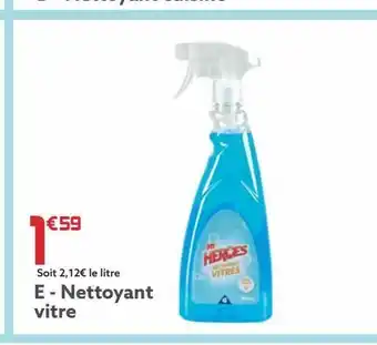 Nettoyants vitre
