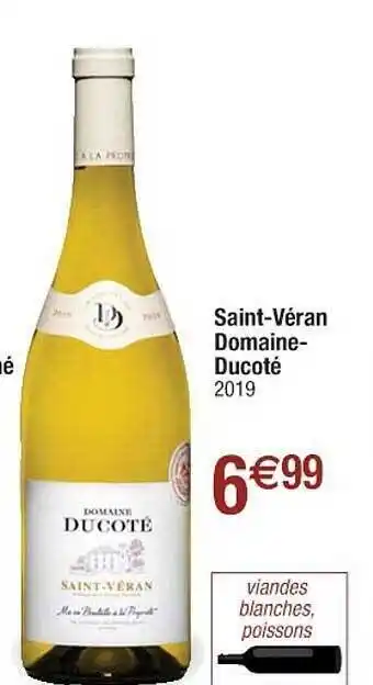 Saint-véran Domaine-ducoté 2019