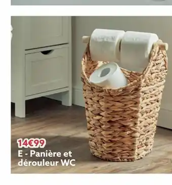 Gifi Paniere et derouleur wc offre