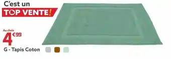 Gifi Tapis coton offre