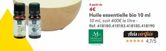 Huile essentielle bio 10 ml