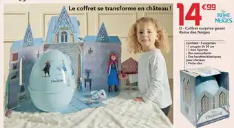 Gifi Coffret surprise geant reine des neeiges offre