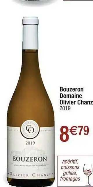 Cora x Carrefour Bouzeron Domaine Olivier Chanzy offre
