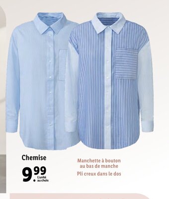 Lidl Chemise offre