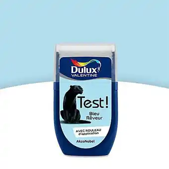 Castorama Testeur de peinture crème de couleur dulux valentine bleu rêveur 30 ml offre