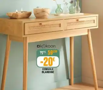 La Foir'Fouille Console Blandine offre