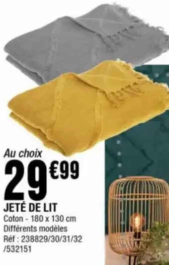 La Foir'Fouille Jeté de Lit offre