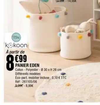 Panier Eden