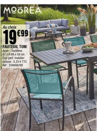 La Foir'Fouille Fauteuil Tom offre