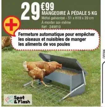Mangeoire à Pédale 5 KG