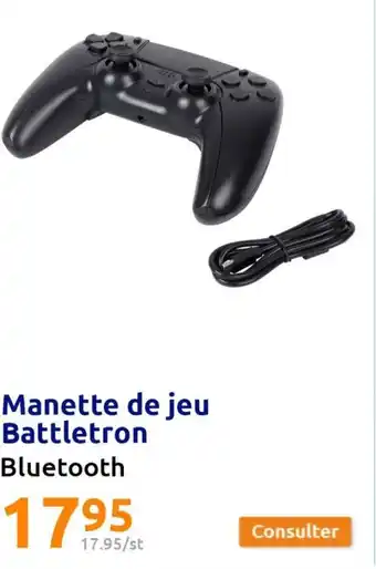 Action Manette de Jeu Battletron offre