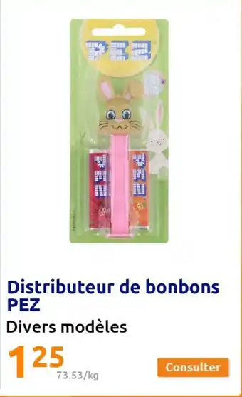 Action Distribueur de Bonbons Pez offre