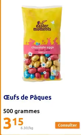Action Œufs de Pâques offre
