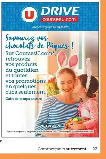 Hyper U U Drive Chocolats De Pâques ! offre