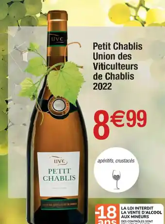 Petit Union Des Viticulteurs De Chablis 2022